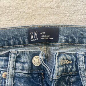 Gap Vintage Slim High Rise Jeans